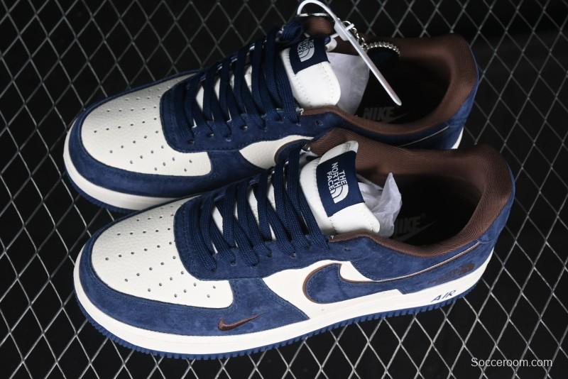 Nike Air Force 1'07 Low The North Face Collaboration - Steel Blue Low-Top Casual Sneakers - KK1988-032