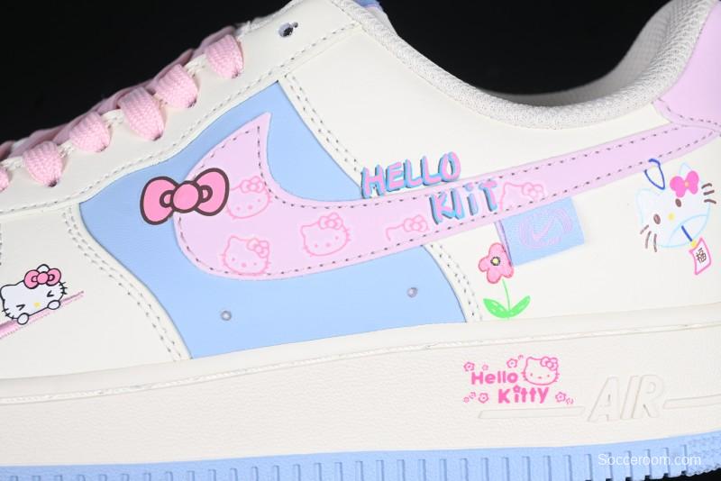 Nike Air Force 1 '07 Low Hello Kitty Comic Series Custom Low-Top Sneakers - DB3301-222