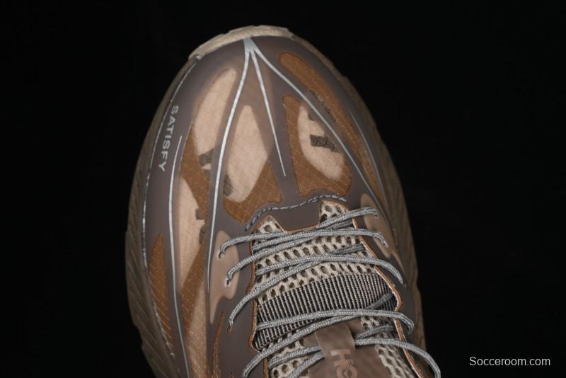 HOKA ONE ONE Satisfy Running Mafate Trail Low-Cut Cushioned Outdoor Hiking Shoes - 1157050 RBBR