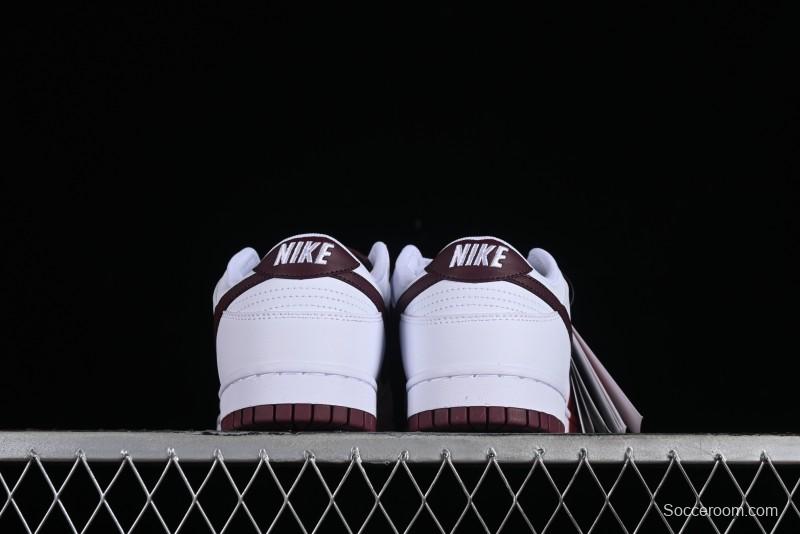 Nike SB Dunk Low White Red Colorway Low-Top Casual Skateboarding Shoes - DV0831-102