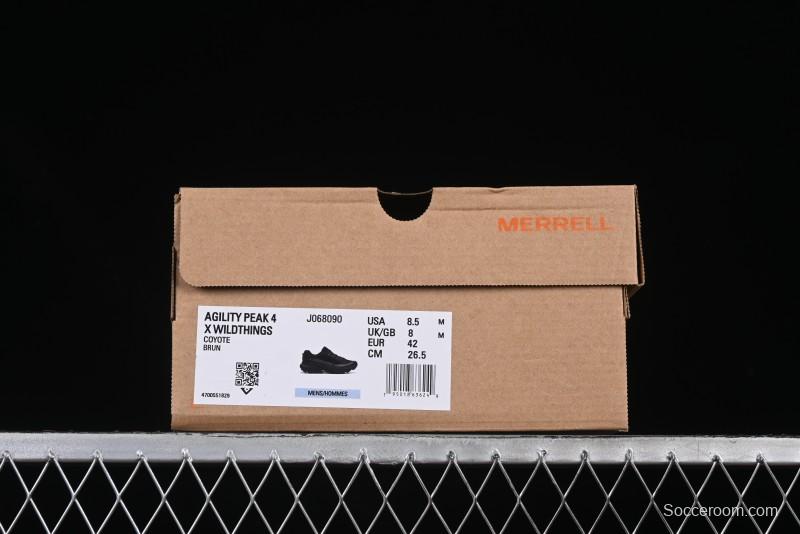 Merrell Agility Peak 4 Trail Running Shoes with Cushioning, Grip & Breathability - J068090