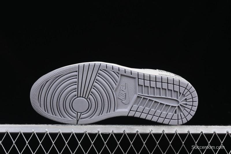 Nike Travis Scott x Fragment Design x Air Jordan 1 Low OG SP AJ1 Retro Casual Sneakers - DM7866-048