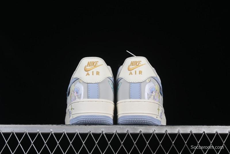 Nike Air Force 1'07 Low "Cherub" Anime Hand-Painted Doodle Low-Top Casual Sneakers - DB3301-711