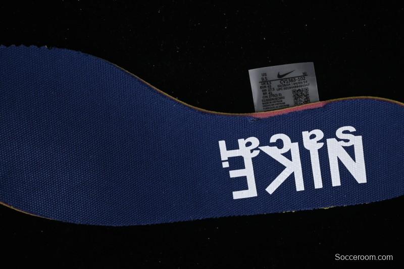 Nike Sacai VaporWaffle 3.0 Deconstructed Running Shoes with Layered Sole - CV1363-102