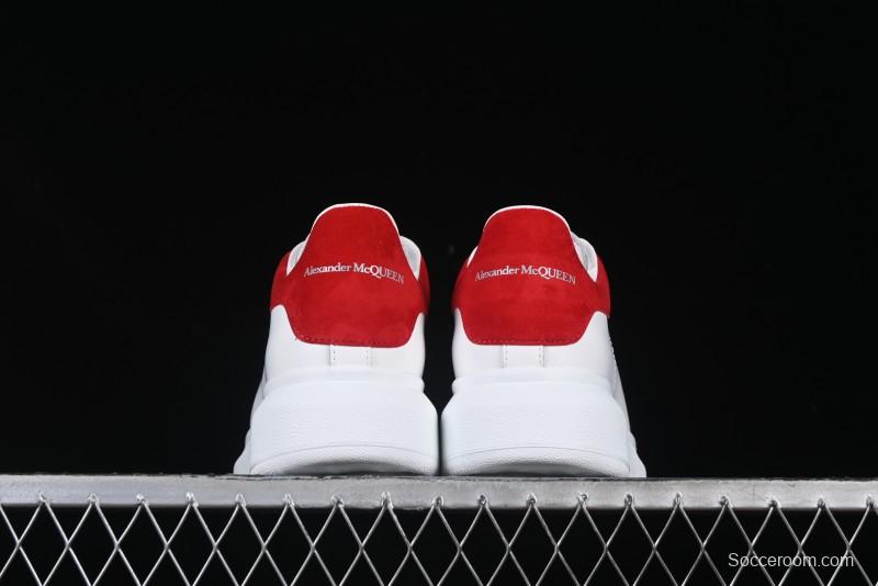 Alexander McQueen Oversized Sneakers with Red Suede Heel Detail - D.E5