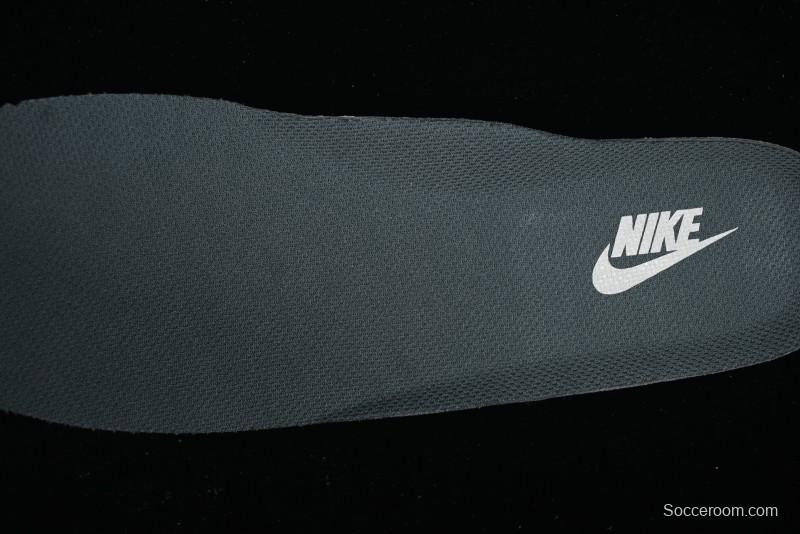 Nike Air Force 1 '07 Low Supreme Casual Sneakers in Grey Blue with Red Swoosh - XZ6188-382