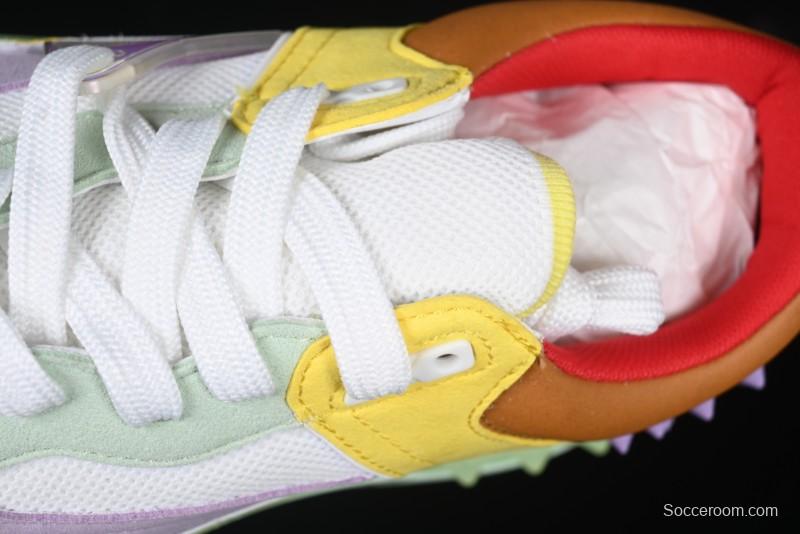 Christian Louboutin Funnyto Flat French Luxury Brand Green Color Block Low Top Sneakers - X.D4