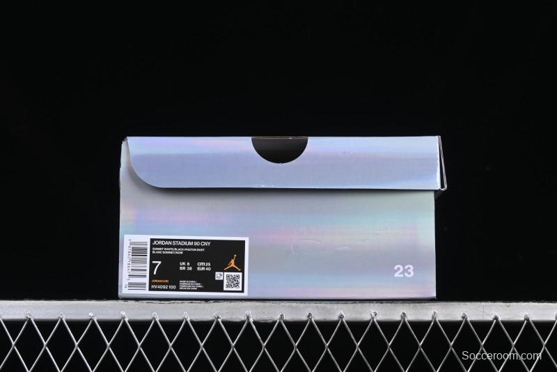 Nike Air Jordan Stadium 90 AJ Casual Sneakers with Midfoot Mesh Panel - HV4092-100