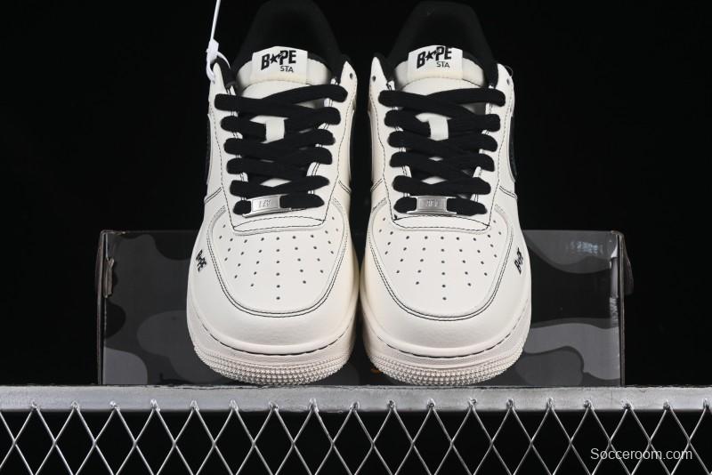 Nike Air Force 1 '07 Low Bape Collaboration Dual Camo Print Casual Sneakers - XS1958-523