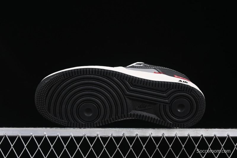 Nike Air Force 1'07 Low Supreme Casual Sneakers in Beige Grey Black - HH7518-055