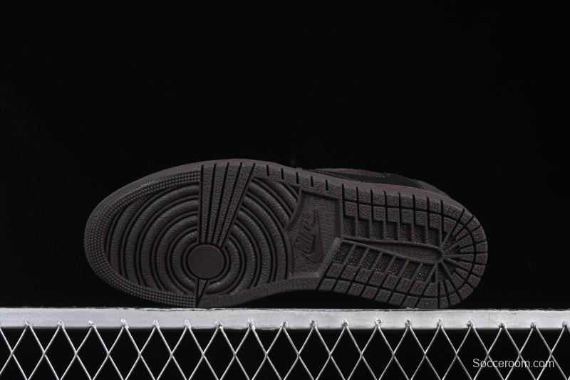 Nike Travis Scott x Air Jordan 1 Low OG AJ1 Reverse Swoosh Sneakers - DM7866-202