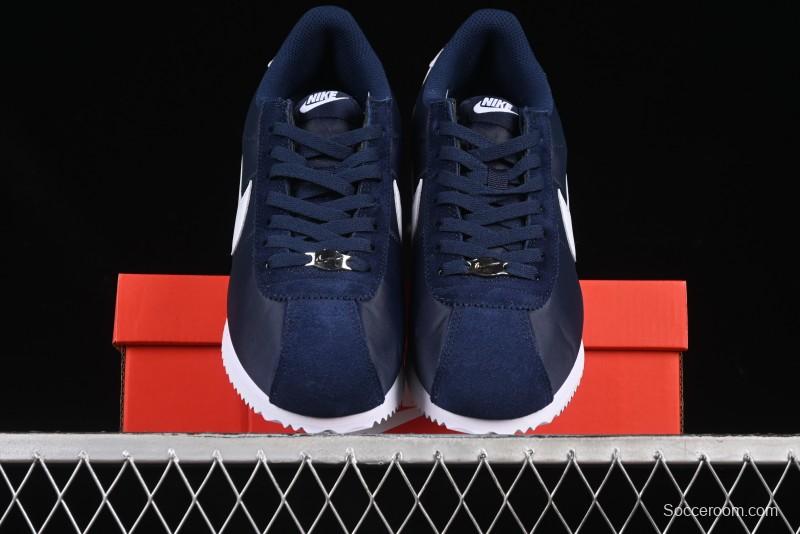 Nike Classic Cortez Leather Retro Running Shoes with Cushioned Sole - HF0263-400