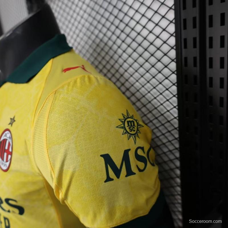 Player Version 25/26 AC Milan Third Yellow Jersey