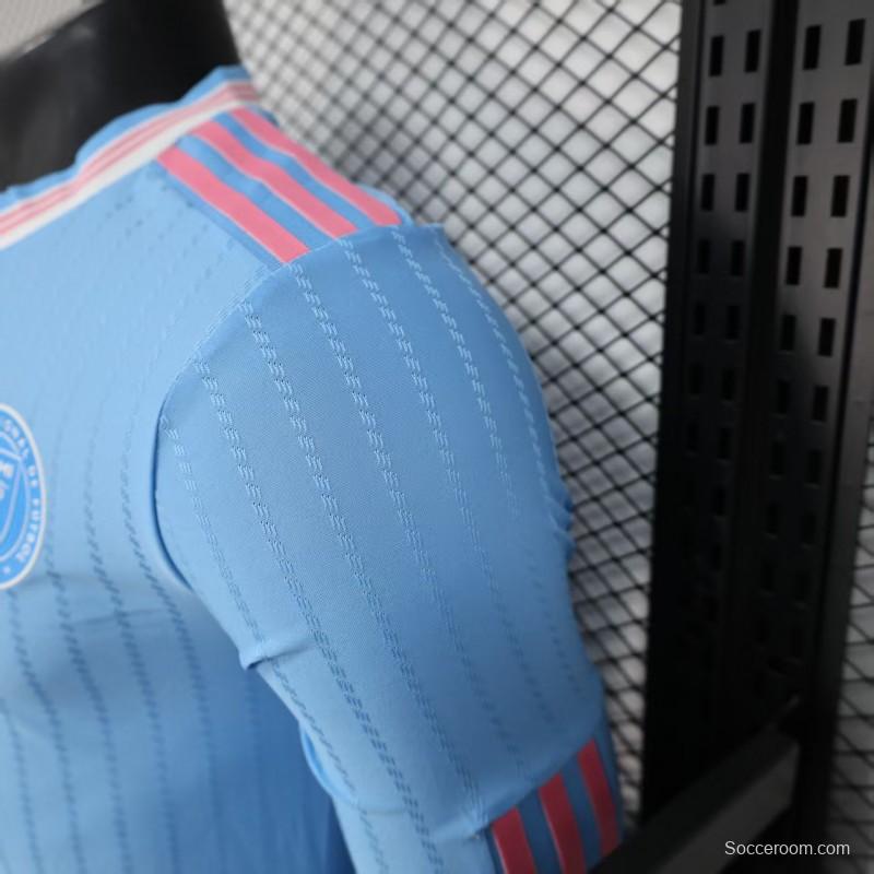 Player Version 25/26 Inter Miami Blue Third Long Sleeve Jersey