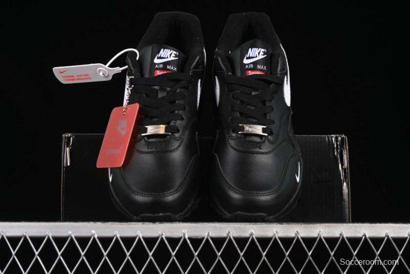 Nike Air Max 1 Retro Running Shoes with Half-Sole Air Cushion - HF8813-001