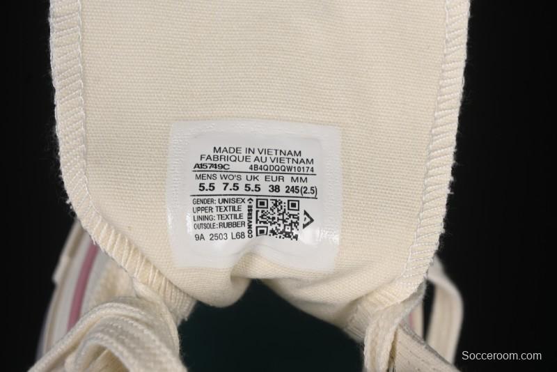 Converse Chuck 1970s Moon Embroidery High-Top Casual Sneakers - A15749C