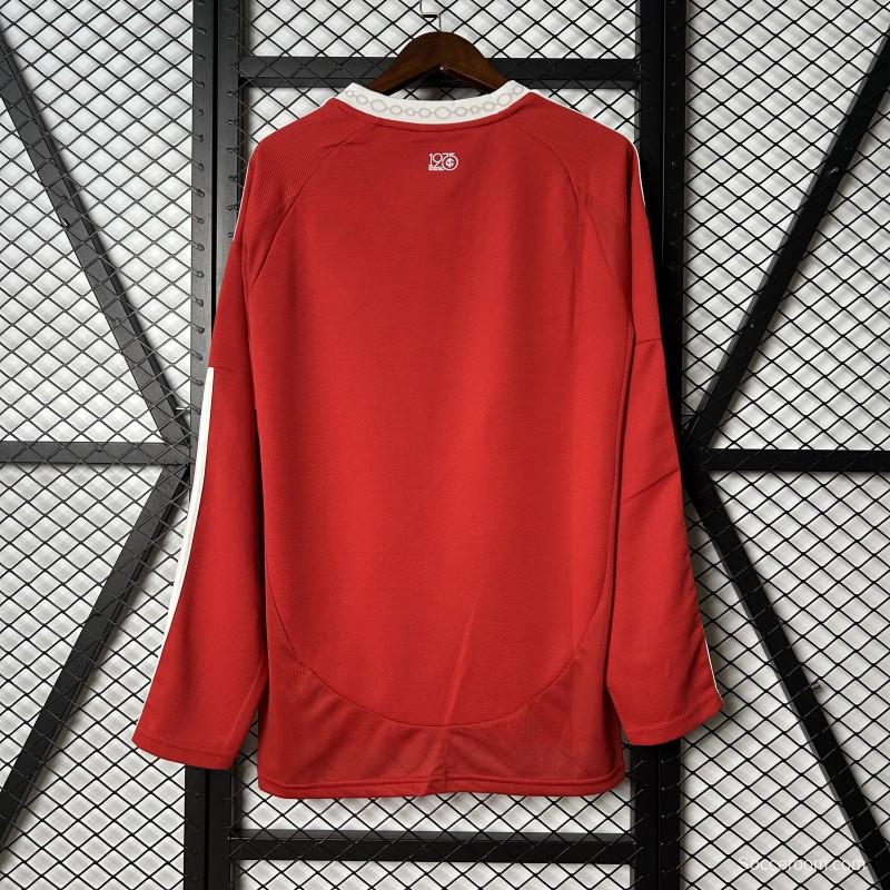 25/26 Long Sleeve Brazil SC Internacional Home Jersey