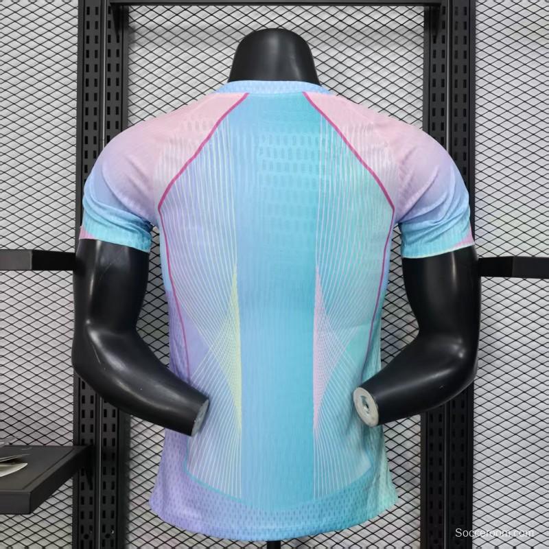 Player Version 25/26 FC Barcelona Mint Green with Pink Trim Jersey