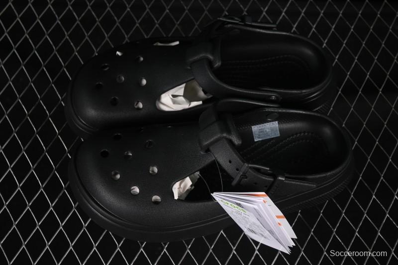 Crocs Mary Jane Classic Simple Casual Beach Clog Sandals - B.D4