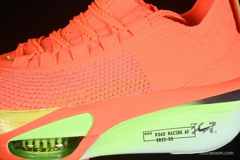 Nike Zoom VaporFly Next 3% Prototype Super Marathon Running Shoes with Dual Airzoom Cushion and ZoomX Foam - FD8315-600