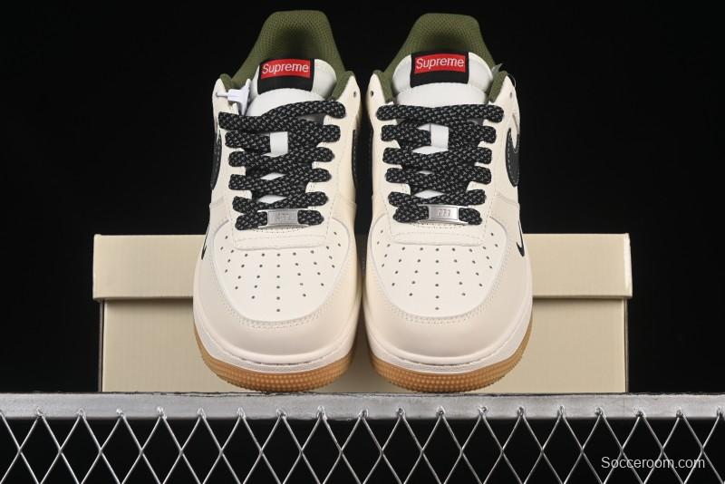 Nike Air Force 1 '07 Low Supreme Collaboration Gradient Gum Sole Casual Sneakers - XS1958-567