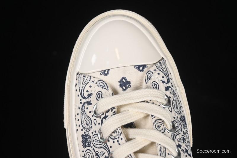 Converse Chuck 1970s Low Top Casual Sneakers with Paisley Pattern - A15752C