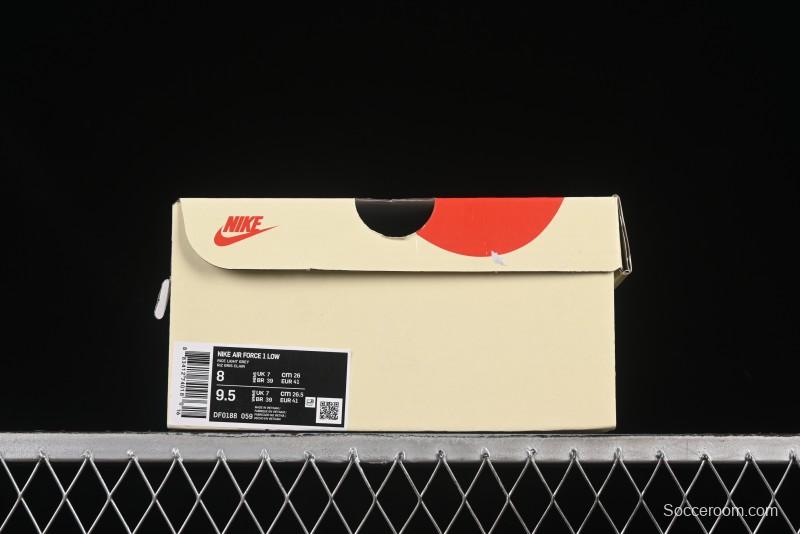 Nike Air Force 1'07 Low Doraemon Casual Sneakers with Full-Length Air Cushion - DF0188-059