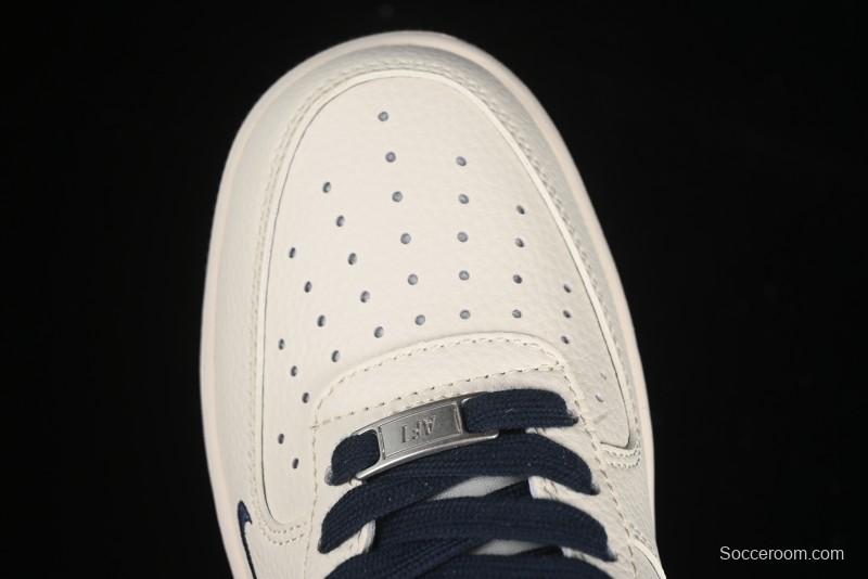 Nike Air Force 1 '07 Low Stussy Collaboration Cartoon Swoosh Casual Sneakers - ZH2598-309