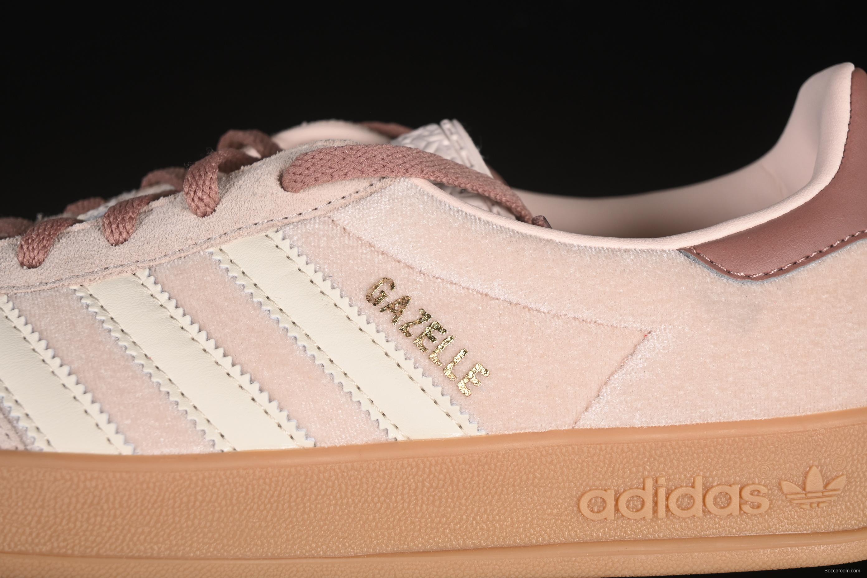 Adidas Originals Gazelle Indoor Retro Casual Slip-Resistant Wear-Resistant Low-Top Sneakers - JR0232