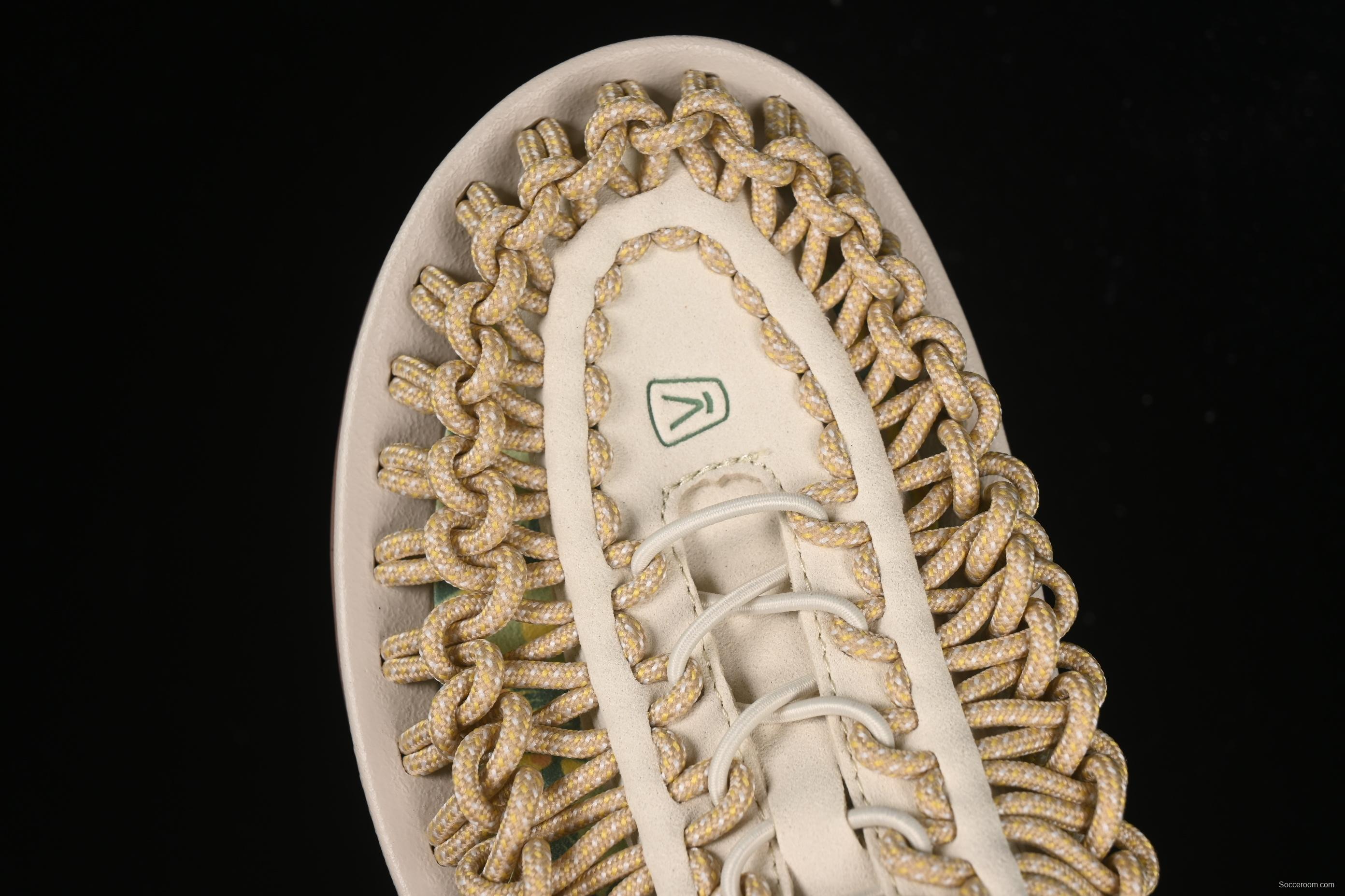 Keen Uneek Flat-M Woven Elastic Strap Casual Outdoor Water Sandals for Hiking and Wading - 1025169 MIMOSA