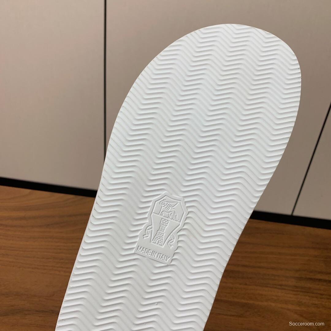 2025 Unisex Brunello Cucinelli Green Suede Leather Slippers KFY00250