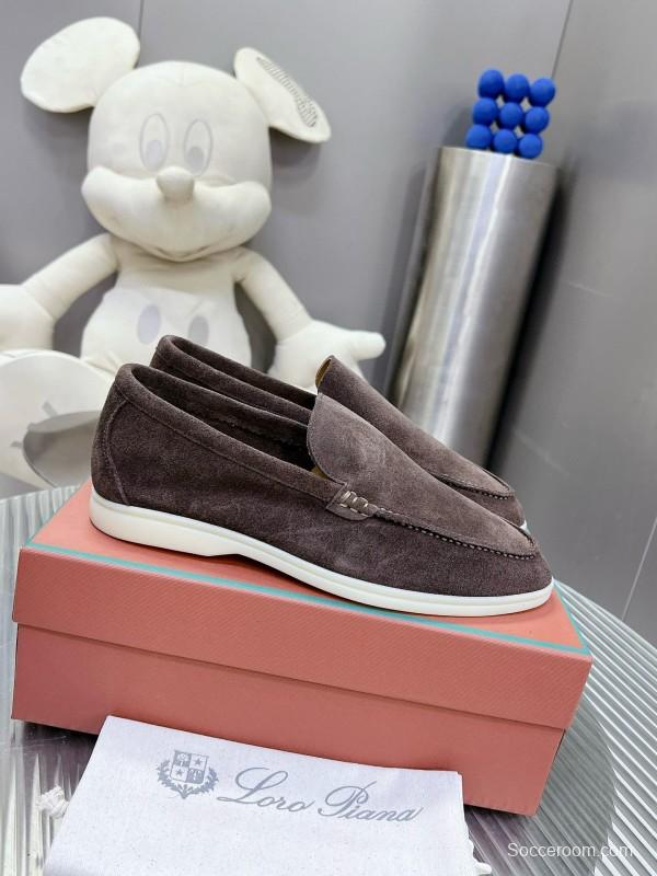 2024 Men Le Parmentier Brown Suede Loafers MJ00270