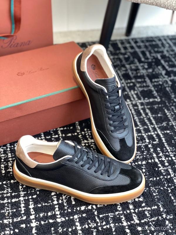 2024 Men LP Black Suede Leather Sneakers MJ00320