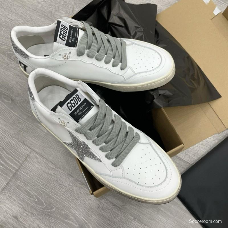 2024 Unisex GGDB White Grey Leather Sneakers MJ00260