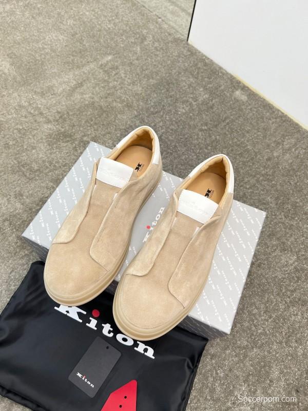 Kiton Men's Four Seasons Classic Casual Slip-On Loafer - AS00320