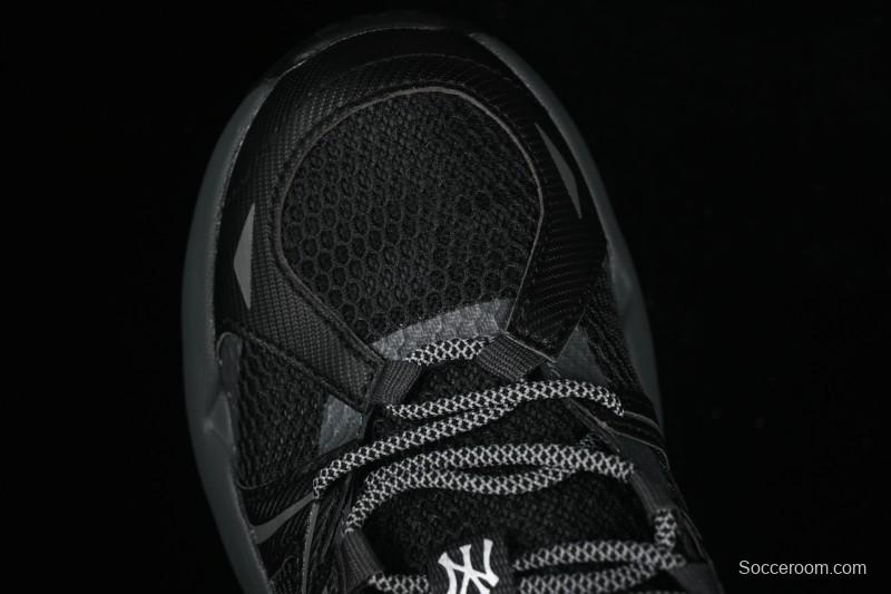 New York Yankees MLB Dome Runner Thick Sole Hollow Out Height Increasing Casual Running Shoes - 3ARND015N50BKS