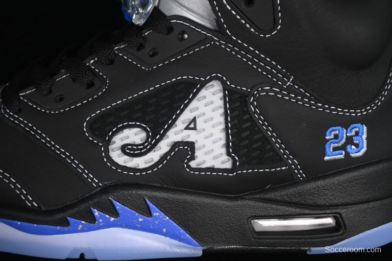 Nike Awake NY x Air Jordan 5 Black Metallic Basketball Shoes - DV4982-004