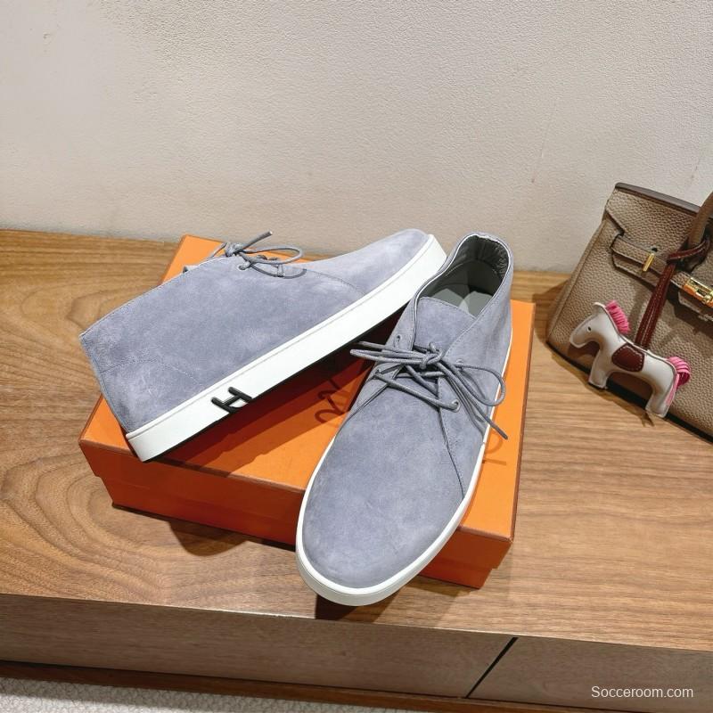 2025 Unisex H Grey Suede Classic Boots AS00380
