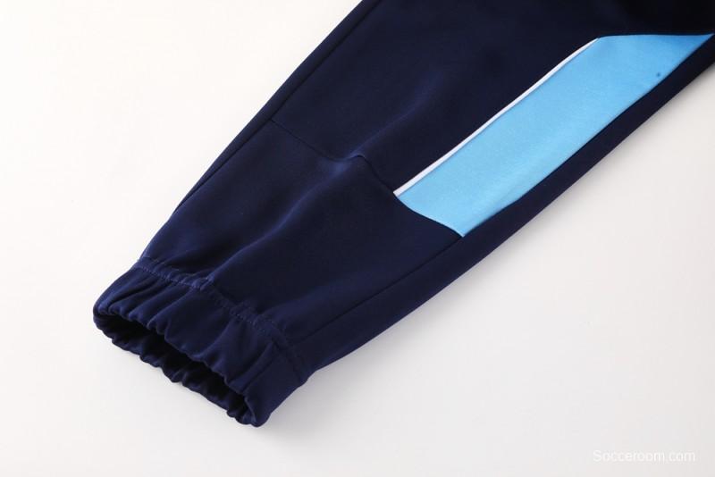 25/26 Manchester City Blue/Navy Full Zipper Jacket +Long Pants