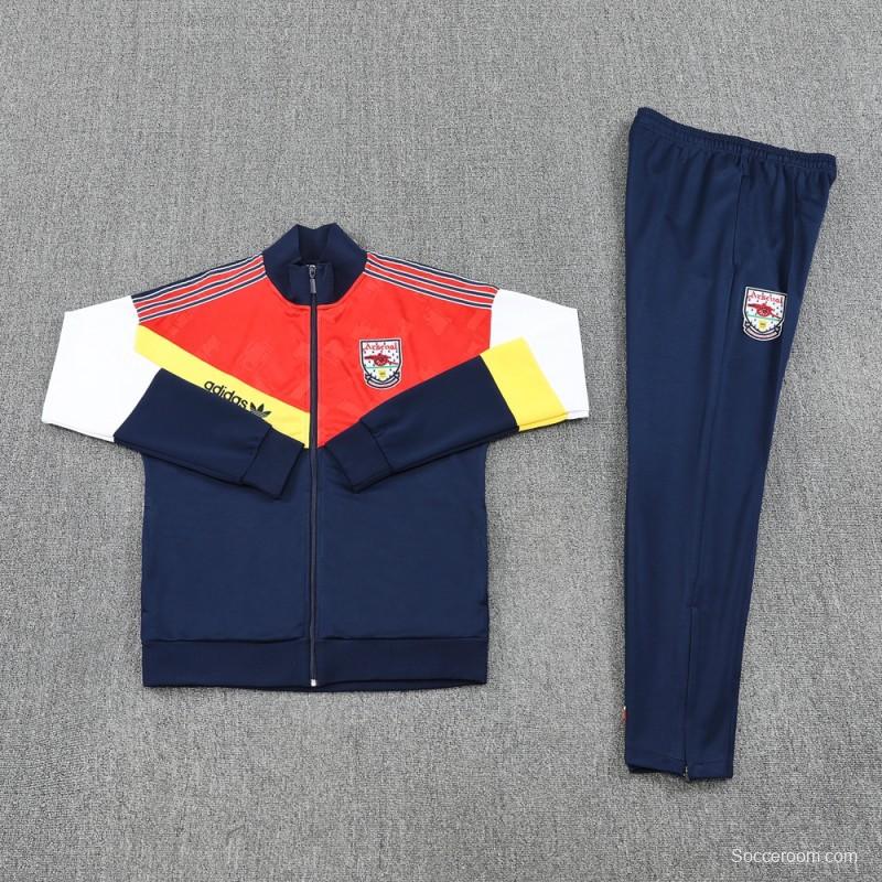 25/26 Arsenal Red/Navy Full Zipper Jacket +Long Pants