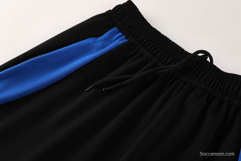 2025 Adidas Light Grey & Black with Leopard Print Pattern Half Zipper Jacket +Long Pants