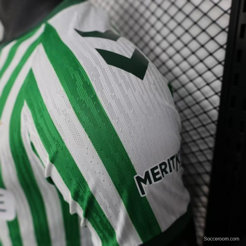Player Version 25/26 Real Betis Home Jersey