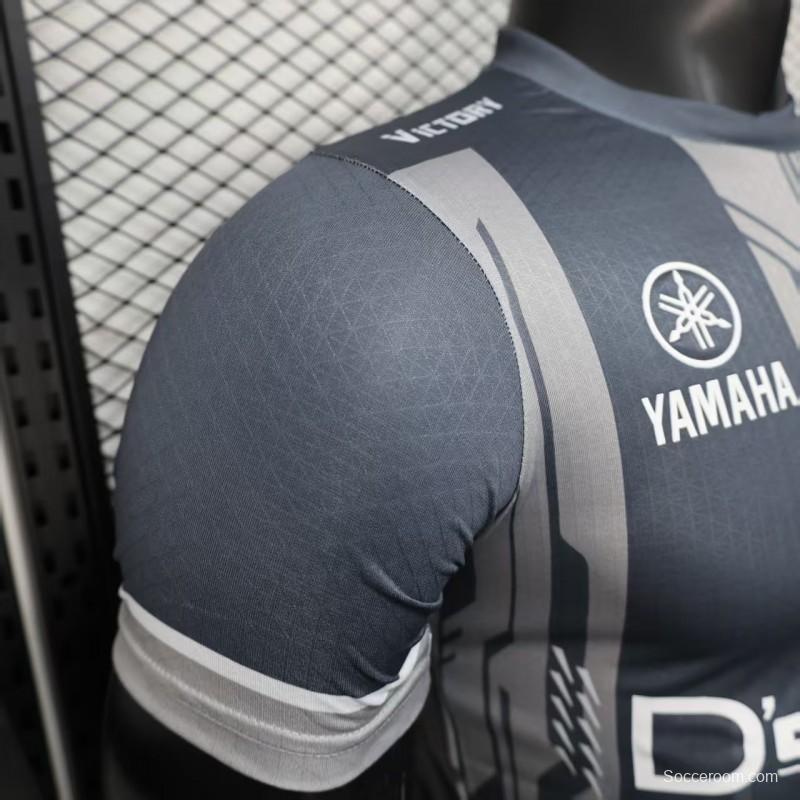 Player Version 25/26 Olympique de Marseille Grey with Geometric Stripes Jersey