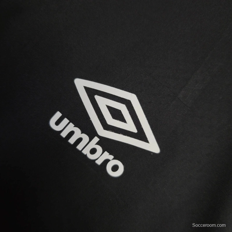 25/26 Santos Jacket Black Windbreaker