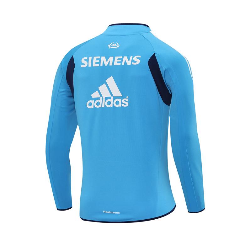 Retro 05/06 Real Madrid Light Blue Half Zipper Jacket