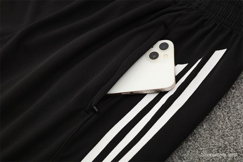 25/26 Manchester United White Purple Short Sleeve+Soccer Shorts