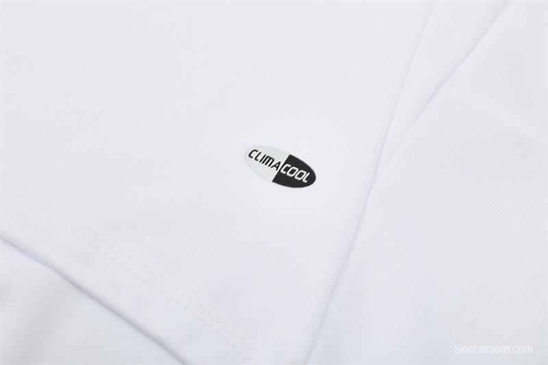 Retro 04/05 AC Milan White Half Zipper Jacket