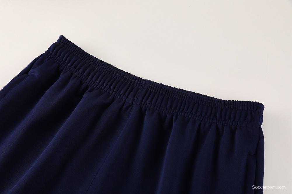 2025 NIKE Black/WHITE Full Zipper Jacket + Long Pants