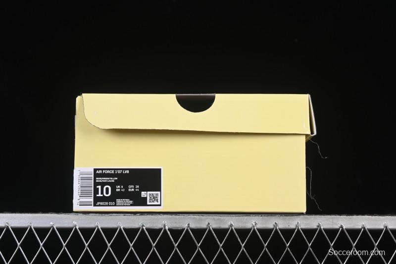 Nike Air Force 1 '07 Low Stone Island Collaboration Beige Green Floral Casual Sneakers - JP8028-010