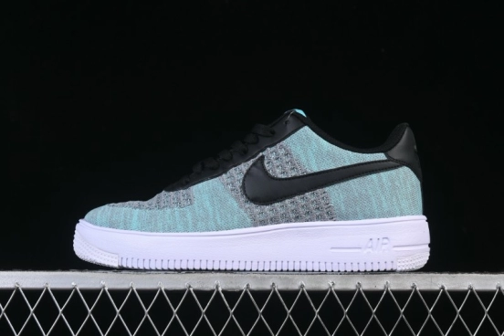Nike Air Force 1'07 Low Flyknit Black Green Casual Sneakers - CI0051-600